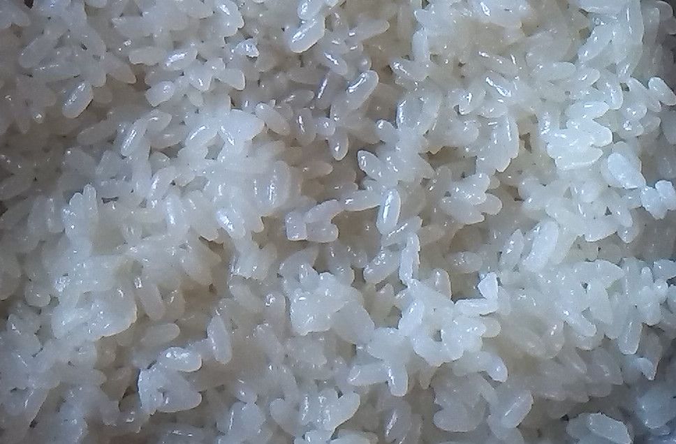 Riz mochigome cuit à la vapeur pour Bota Mochi